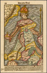 Europa regina Regina Europa Dalla Cosmographia, 1570