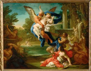 Boree enlevant Orythyie - Lo stupro di Oreithya da parte di Borea ... da Sebastiano Conca
