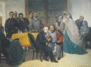 Giuseppe Garibaldi in visita ad Alessandro Manzoni il 15 marzo 1862