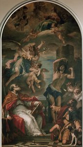 La Vergine in gloria con l