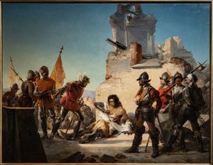 La morte di Francesco Ferrucci a Gavinana da Sebastiano de Albertis