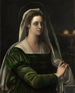 Ritratto di una Signora con gli attributi di Sant