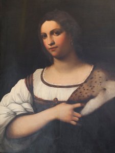 Ritratto di una donna, o Fornarina da Sebastiano del (c.1485 1547) Piombo