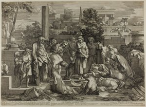 Seppellire i morti, da Le opere di misericordia