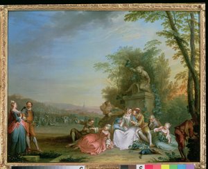 La vendemmia, c.1750 da Sebastien II Le Clerc