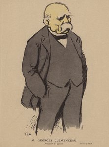 Georges Clemenceau, politico francese da Sem
