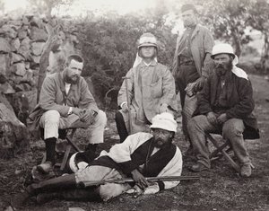 Gruppo di esploratori, distretto di Giudea, Palestina, 1867 da Sergeant Henry Phillips