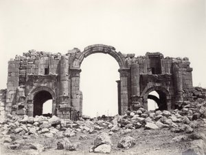 Arco Adrianeo a Jerash, 1867 da Sergeant Henry Phillips