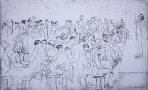 La casa di riposo dei comici, 1916 da Sergei Alexandrovich Polyakov