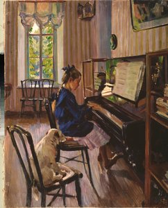 Al pianoforte da Sergei Arsenevich Vinogradov