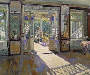 In una casa da Sergei Arsenevich Vinogradov