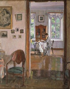 In una casa da Sergei Arsenevich Vinogradov