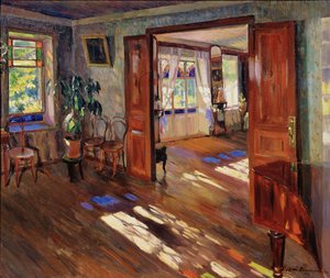 In una casa, 1914 da Sergei Arsenevich Vinogradov