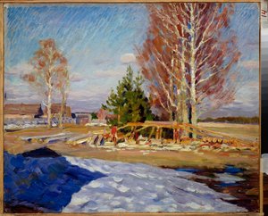 Paesaggio primaverile da Sergei Arsenevich Vinogradov