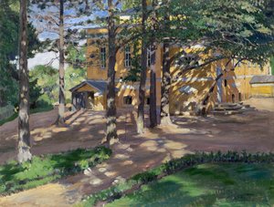 Tenuta di Savva Mamontov ad Abramtsevo da Sergei Arsenevich Vinogradov