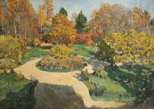 Il giardino in autunno, 1910 da Sergei Arsenevich Vinogradov