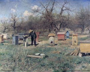 Un giorno di primavera, o Alveari, 1899 da Sergei Ivanovich Svetoslavsky