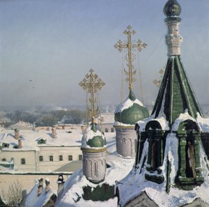Vista da una finestra della Scuola di Pittura di Mosca, 1878