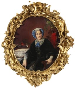 Ritratto della principessa Isabella Adamovna Gagarina, nata contessa Walewska da Sergei Konstantinovich Zaryanko