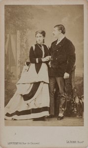 Paul Pavlovich Demidoff, 2° Principe di San Donato, con sua moglie Maria, 1863