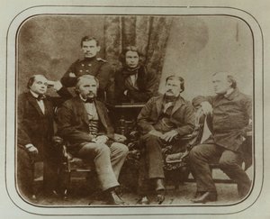 Sovremennik: Ivan Goncharov, Ivan Turgenev, Lev Tolstoj, Dmitri Grigorovich, Alexander Druzhinin da Sergei Lvovich Levitsky
