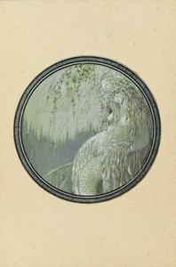 Rusalka. Illustrazione al poema Ruslan e Ljudmila di A. Puškin, 1921-1926