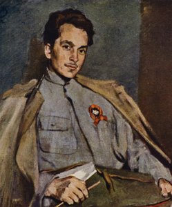 Ritratto dello scrittore e rivoluzionario russo Dmitry Furmanov