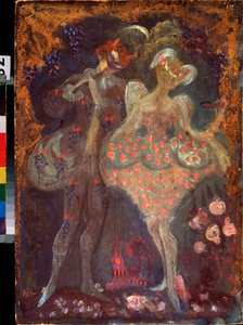 Cupido e un fauno da Sergei Yurevich Sudeikin