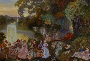 Festa popolare, 1906 da Sergei Yurievich Sudeykin