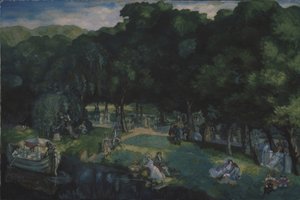 Il Riposo nel Parco Michael da Sergei Yurievich Sudeykin