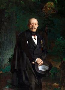 Ritratto di Alexander Dmitriyevich Chertkov 1789-1858, 1857 da Sergey Konstantinovich Zaryanko