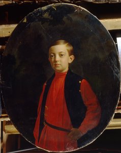 Ritratto di Tsarevich Nicholas Alexandrovich di Russia 1843-1865 da Sergey Konstantinovich Zaryanko