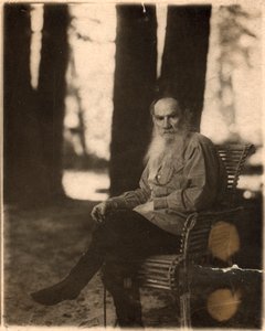 Scrittore russo Lev Tolstoj, Yasnaya Polyana, vicino a Tula, Russia