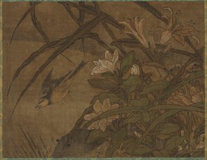 Uccelli e fiori