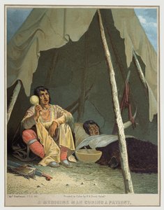 Sciamano nativo americano, c.1850 da Seth Eastman
