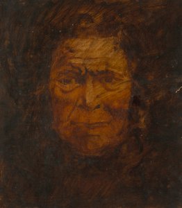 Il volto di un uomo da Severin Falkman