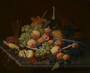Natura morta con frutta da Severin Roesen
