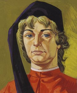 Amerigo Vespucci (gouache on paper) da Severino Baraldi