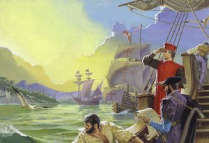 Amerigo Vespucci avvista l