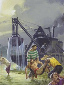 Costruzione del Canale di Panama da Severino Baraldi