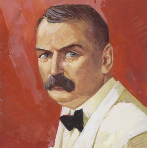 John F Stevens (guazzo su carta)
