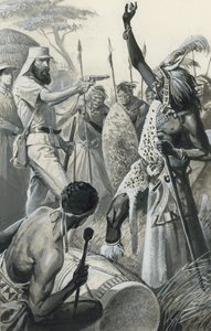 Samuel Baker (gouache su carta) da Severino Baraldi