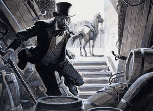 William Bent (gouache su carta) da Severino Baraldi