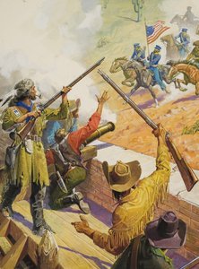 William Bent (gouache su carta) da Severino Baraldi