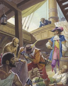 William Dampier fa mettere ai ferri gli ammutinati da Severino Baraldi