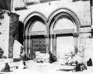 Ingresso alla Chiesa del Santo Sepolcro, 1865 da Sgt. James M. McDonald