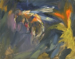 Ape 3, 2024 (olio su tavola)