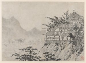 Dodici vedute della Collina della Tigre, Suzhou: I Mille Acri di Nuvole da Shen Zhou