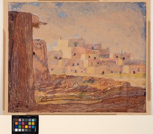 Villaggio indiano, c.1928 da Sherman Trease