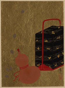 Scatola di lacca e zucca da Shibata Zeshin